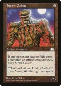 Straw Golem - Weatherlight - Magic: The Gathering card