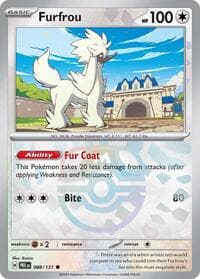 Furfrou (Master Ball Pattern) - SV: Prismatic Evolutions - Pokemon card