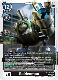 Raidenmon - Release Special Booster 2.5 - Digimon Card Game card