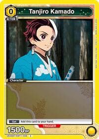 Tanjiro Kamado (005) (Box Topper Foil) - UE05BT: Demon Slayer: Kimetsu no Yaiba - Union Arena card