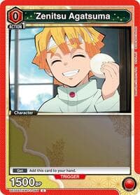 Zenitsu Agatsuma (068) (Box Topper Foil) - UE05BT: Demon Slayer: Kimetsu no Yaiba - Union Arena card