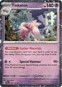 Tinkaton - 105/193 (Cosmos Holo) - Blister Exclusives - Pokemon card