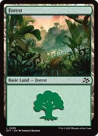 Forest (0289) - Aetherdrift - Magic: The Gathering card