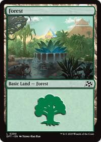 Forest (0290) - Aetherdrift - Magic: The Gathering card