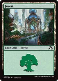 Forest (0291) - Aetherdrift - Magic: The Gathering card