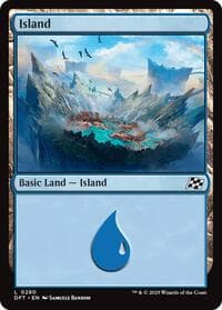 Island (0280) - Aetherdrift - Magic: The Gathering card