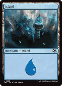 Island (0282) - Aetherdrift - Magic: The Gathering card