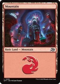 Mountain (0288) - Aetherdrift - Magic: The Gathering card