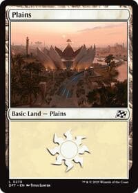 Plains (0278) - Aetherdrift - Magic: The Gathering card