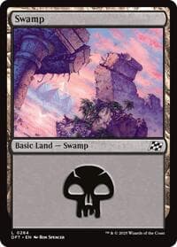 Swamp (0284) - Aetherdrift - Magic: The Gathering card