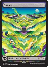 Swamp (1480) - Secret Lair Drop Series - Magic: The Gathering card
