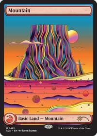 Mountain (1481) - Secret Lair Drop Series - Magic: The Gathering card