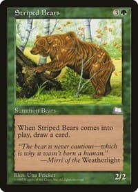 Striped Bears - Weatherlight - Magic: The Gathering card