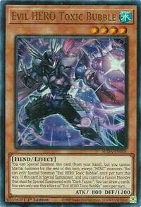 Evil HERO Toxic Bubble - Supreme Darkness - YuGiOh card