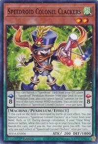 Speedroid Colonel Clackers - Supreme Darkness - YuGiOh card