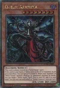 Queen Azamina (Quarter Century Secret Rare) - Supreme Darkness - YuGiOh card