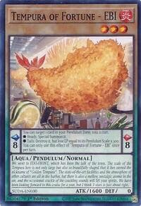 Tempura of Fortune - EBI - Supreme Darkness - YuGiOh card