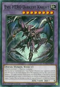 Evil HERO Darkest Knight - Supreme Darkness - YuGiOh card