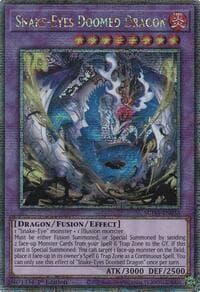 Snake-Eyes Doomed Dragon (Quarter Century Secret Rare) - Supreme Darkness - YuGiOh card