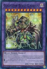 Gladiator Beast Claudius - Supreme Darkness - YuGiOh card