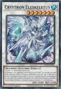 Crystron Eleskeletus - Supreme Darkness - YuGiOh card