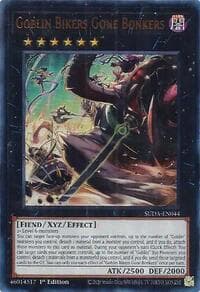 Goblin Bikers Gone Bonkers - Supreme Darkness - YuGiOh card