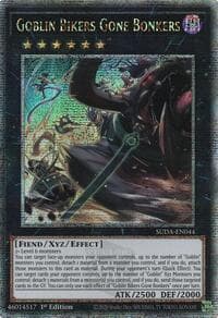 Goblin Bikers Gone Bonkers (Quarter Century Secret Rare) - Supreme Darkness - YuGiOh card