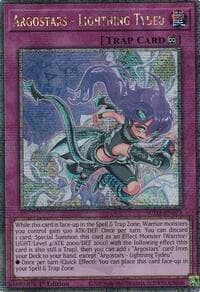 Argostars - Lightning Tydeu (Quarter Century Secret Rare) - Supreme Darkness - YuGiOh card