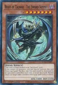 Beast of Talwar - The Sword Summit - Supreme Darkness - YuGiOh card