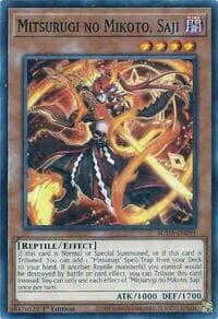 Mitsurugi no Mikoto, Saji - Supreme Darkness - YuGiOh card