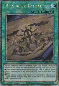 Mitsurugi Ritual (Quarter Century Secret Rare) - Supreme Darkness - YuGiOh card