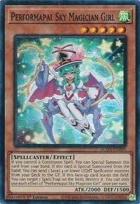 Performapal Sky Magician Girl - Supreme Darkness - YuGiOh card