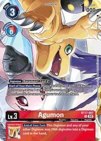 Agumon (Omnimon Binder Set) - Secret Crisis - Digimon Card Game card