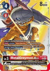 MetalGreymon ACE (Omnimon Binder Set) - Blast Ace - Digimon Card Game card