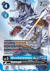 WereGarurumon ACE (Omnimon Binder Set) - Exceed Apocalypse - Digimon Card Game card