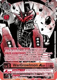 WarGrowlmon ACE (Textured) - Release Special Booster 2.5 - Digimon Card Game card