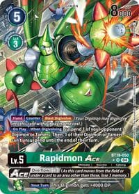 Rapidmon ACE (Alternate Art) - Release Special Booster 2.5 - Digimon Card Game card