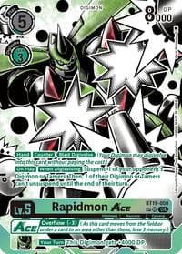 Rapidmon ACE (Textured) - Release Special Booster 2.5 - Digimon Card Game card