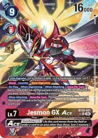 Jesmon GX ACE (Alternate Art) - Release Special Booster 2.5 - Digimon Card Game card