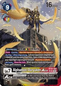 Alphamon: Ouryuken ACE (Textured) - Release Special Booster 2.5 - Digimon Card Game card
