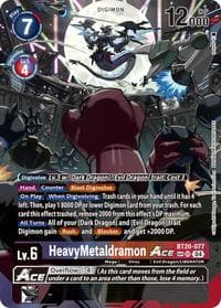 HeavyMetaldramon ACE (Textured) - Release Special Booster 2.5 - Digimon Card Game card