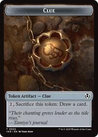 Clue // Eldrazi Horror Double-Sided Token - Innistrad Remastered - Magic: The Gathering card