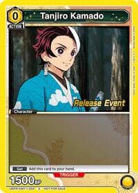 Tanjiro Kamado (005) - UE05BT: Demon Slayer: Kimetsu no Yaiba Release Event Cards - Union Arena card