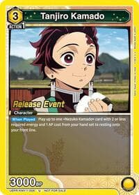 Tanjiro Kamado (006) - UE05BT: Demon Slayer: Kimetsu no Yaiba Release Event Cards - Union Arena card