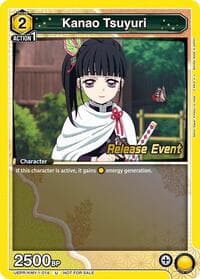 Kanao Tsuyuri - UE05BT: Demon Slayer: Kimetsu no Yaiba Release Event Cards - Union Arena card