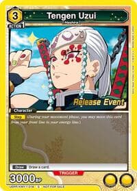 Tengen Uzui (018) - UE05BT: Demon Slayer: Kimetsu no Yaiba Release Event Cards - Union Arena card