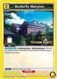 Butterfly Mansion - UE05BT: Demon Slayer: Kimetsu no Yaiba Release Event Cards - Union Arena card