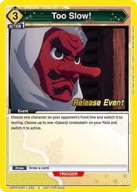 Too Slow! - UE05BT: Demon Slayer: Kimetsu no Yaiba Release Event Cards - Union Arena card