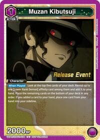 Muzan Kibutsuji (034) - UE05BT: Demon Slayer: Kimetsu no Yaiba Release Event Cards - Union Arena card