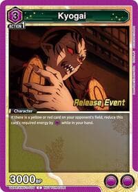 Kyogai - UE05BT: Demon Slayer: Kimetsu no Yaiba Release Event Cards - Union Arena card